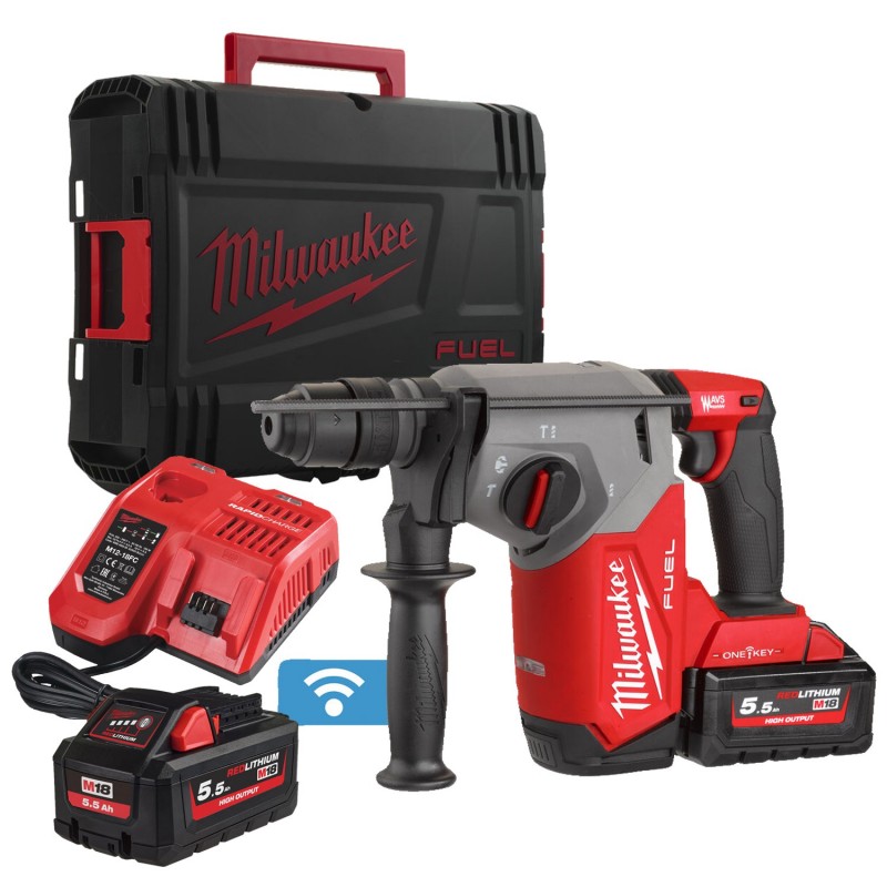 Młotowiertarka SDS-Plus 18V Milwaukee M18ONEFHX-552X