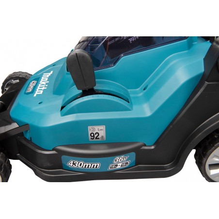 Kosiarka do trawy 43 cm 2 x 18V Makita DLM432Z