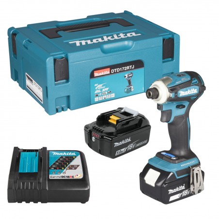 Zakrętarka udarowa 18V 1/4'' Makita DTD172RTJ