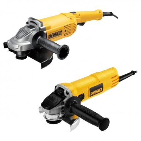 Zestaw szlifierek kątowych 230/125mm DeWalt DWE492 DWE4157