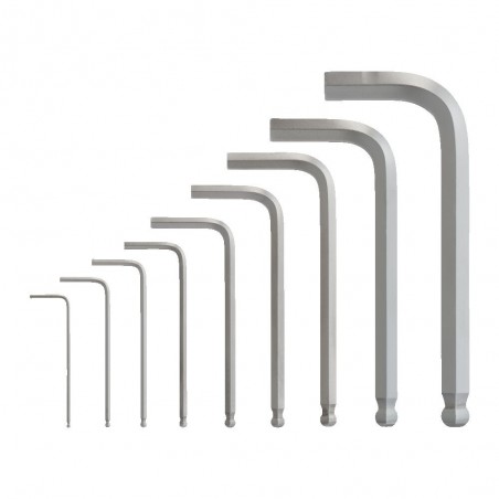 Zestaw kluczy imbusowych 1,5-10mm Hex Milwaukee, 9 szt