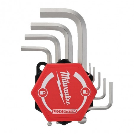 Zestaw kluczy imbusowych 1,5-10mm Hex Milwaukee, 9 szt