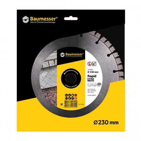 Tarcza diamentowa do betonu 230mm Distar Rapid Pro
