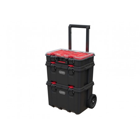 Zestaw 3 skrzynek Keter Stack'N'Roll 250927