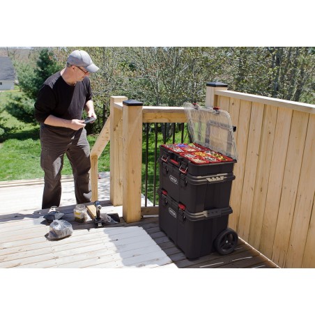 Zestaw 3 skrzynek Keter Stack'N'Roll 250927