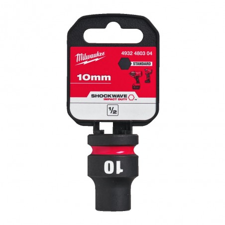 Nasadka udarowa 1/2" 10mm Milwaukee Shockwave Impact Duty