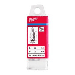 Wiertło trepanacyjne frez do metalu 22x30mm Milwaukee