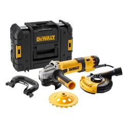Szlifierka kątowa 125 mm + osłona do szlifowania DeWalt DWE4257KT-QS