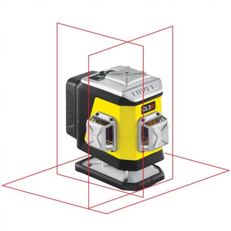 Laser krzyżowy czerwony 3x360 Nivel System CL3R