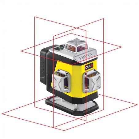 Laser krzyżowy czerwony 4x360 Nivel System CL4R