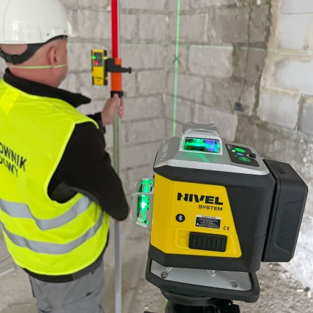 Laser krzyżowy czerwony 4x360 Nivel System CL4R