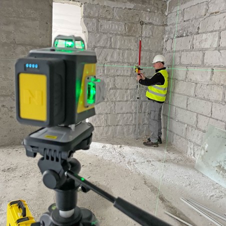 Laser krzyżowy czerwony 4x360 Nivel System CL4R