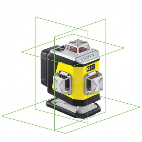 Laser krzyżowy czerwony 4x360 Nivel System CL4R