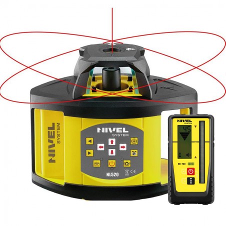 Niwelator laserowy obrotowy z czujnikiem Nivel System NL500 DIGITAL