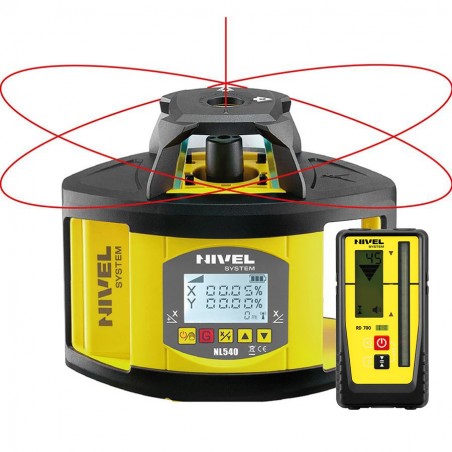 Niwelator laserowy obrotowy z czujnikiem Nivel System NL500 DIGITAL