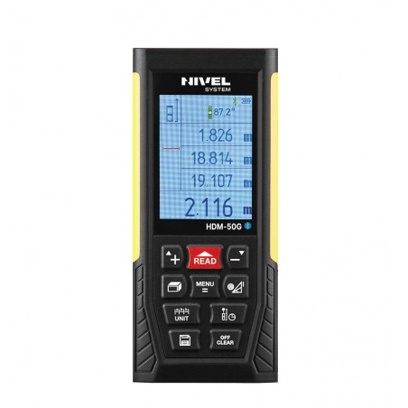 Dalmierz laserowy 50m zielony Nivel HDM-5G