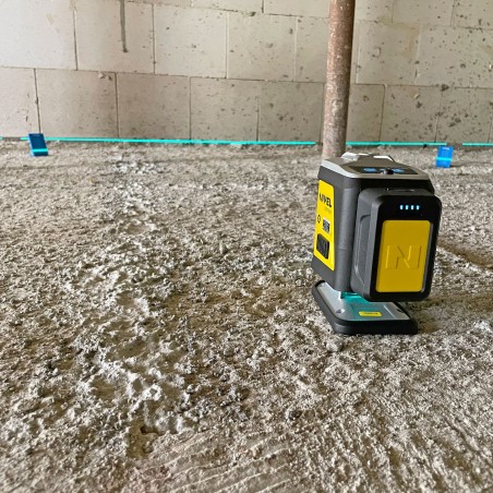 Laser krzyżowy niebieski 3x360 bluetooth Nivel CL3B