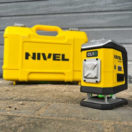 Laser krzyżowy niebieski 3x360 bluetooth Nivel CL3B