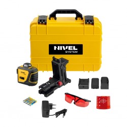 Laser krzyżowy czerwony 3x360° bluetooth Nivel System CL3D