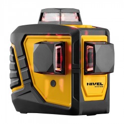 Laser krzyżowy czerwony 3x360° bluetooth Nivel System CL3D