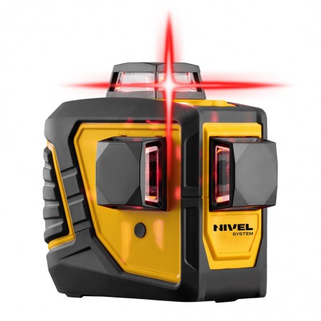Laser krzyżowy czerwony 3x360° bluetooth Nivel System CL3D