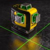 Laser krzyżowy zielony 4x360° bluetooth Nivel System CL4D-G