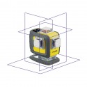 Laser krzyżowy fioletowy 4x360° bluetooth Nivel System CL4D-P