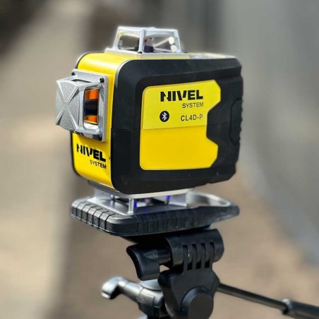 Laser krzyżowy fioletowy 4x360° bluetooth Nivel System CL4D-P