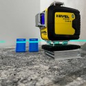 Laser krzyżowy niebieski 4x360° bluetooth Nivel System CL4D-B