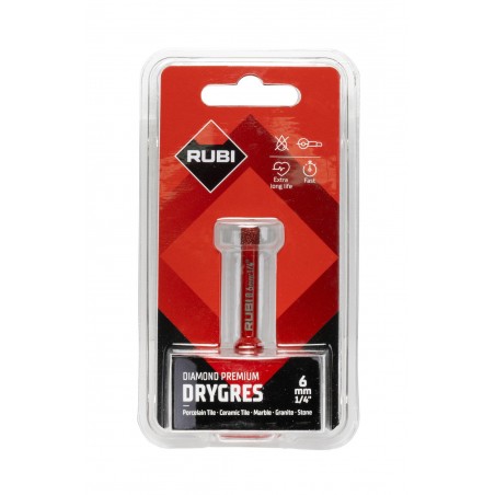 Wiertło diamentowe do gresu 8mm M14 Rubi DryGres Premium
