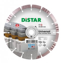 Tarcza diamentowa do betonu, cegieł i granitu 230mm Distar Bestseller Universal