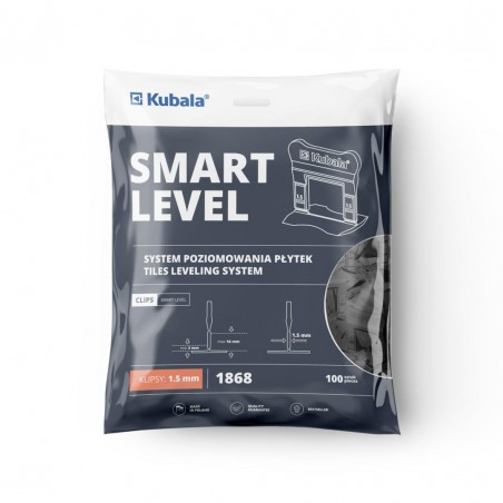 Klipsy do poziomowania płytek Smart Level 1,0 mm, 100 szt.
