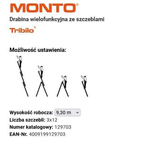 Drabina wielofunkcyjna RP 3x12 Tribillo Krause