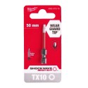Bit udarowy Torx TX10 50 mm Milwaukee Shockwave Impact Duty