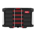 Skrzynia Milwaukee PACKOUT z 4 szufladami