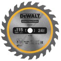 Tarcza tnąca do drewna 115x9,5mm 24Z DeWalt DT20420