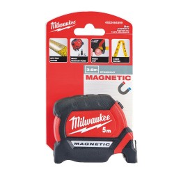 Zestaw Milwaukee miarka 5 m + wkrętak z grzechotką 27w1