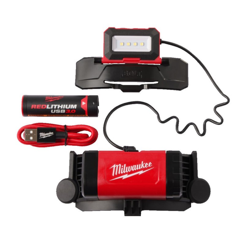 Latarka czołowa USB 600 lumenów Milwaukee