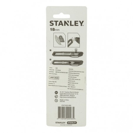 Nóż z ostrzem łamanym 18mm Stanley