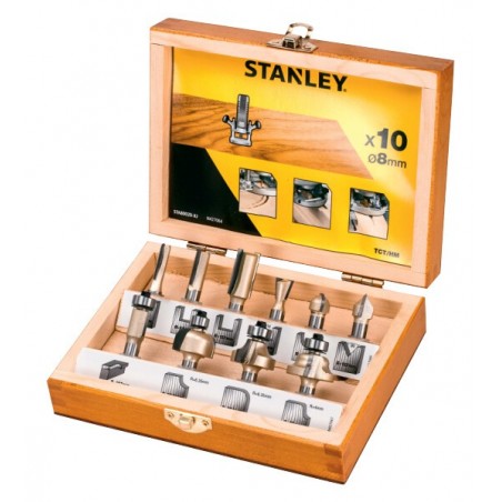Zestaw frezów do drewna Stanley STA80020