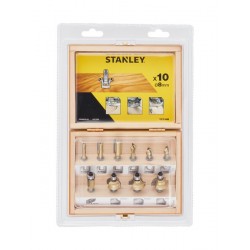 Zestaw frezów do drewna Stanley STA80020 + skrzynka