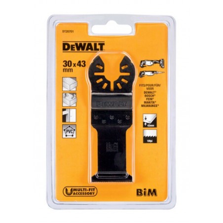 Brzeszczot do narzędzia wielofunkcyjnego 43x30mm Dewalt DT20701-QZ