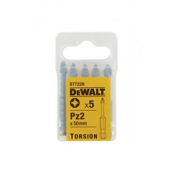 Końcówki z unikalnym żebrowaniem EXTRA GRIP 50 mm DeWalt DT7226