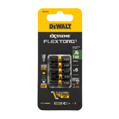 Bity T40 25mm Dewalt DT7373 5 szt