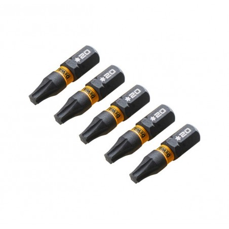 Bity T20 25mm Torsion Dewalt DT7381T 5 szt