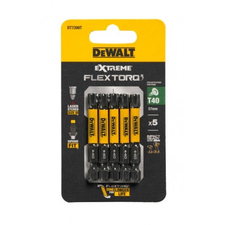 Bity T40 25mm Dewalt DT7373 5 szt