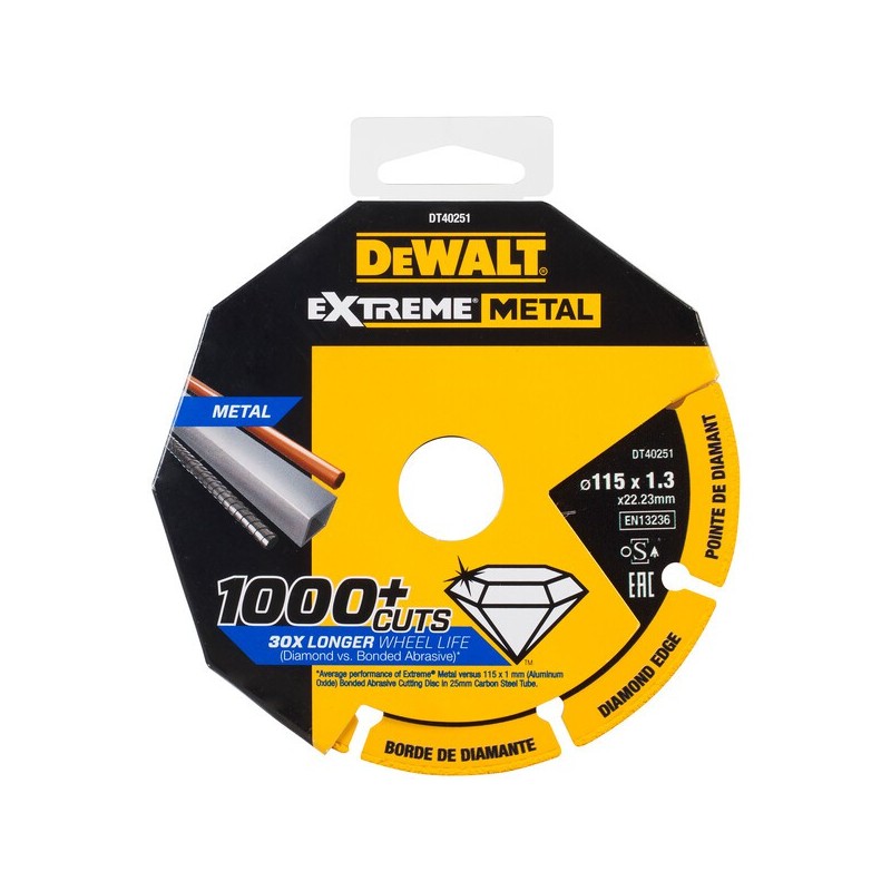 Tarcza diamentowa do metalu 125x22,2x1,3 mm DeWalt Extreme