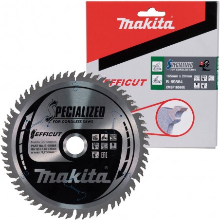 Tarcza tnąca do drewna 165 mm Makita B09298