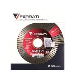 Tarcza tnąca diamentowa 115x22,23mm Ferrati Supra F20101