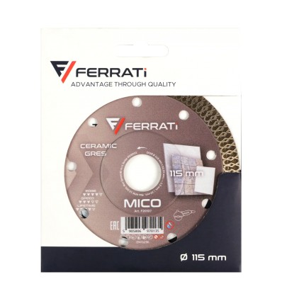 Tarcza tnąca diamentowa 115x22,23mm Ferrati Mico F20107